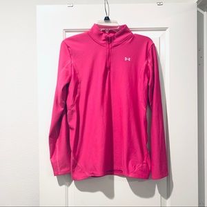 Coldgear pink athletic pullover